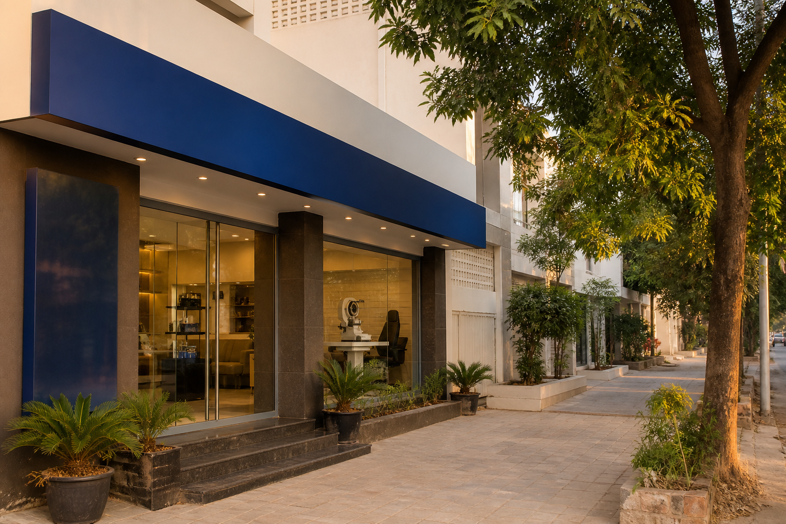 Dr Jahanzeb Eye Care clinic exterior